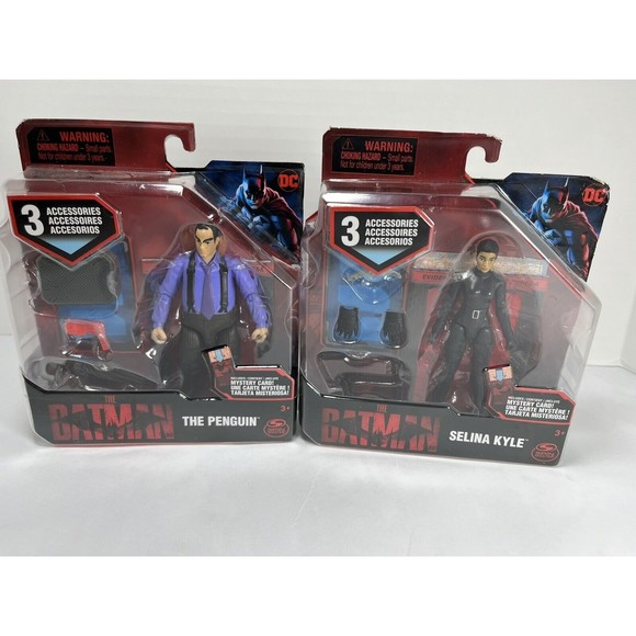 Spin Master DC The Batman - Selina Kyle and The Penguin 4" Action Figure - Picture 6 of 12